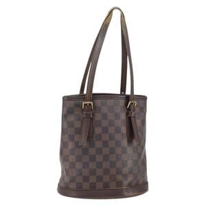 LOUIS VUITTON Damier Ebene Marais Shoulder Bag N42240 LV Auth 164110